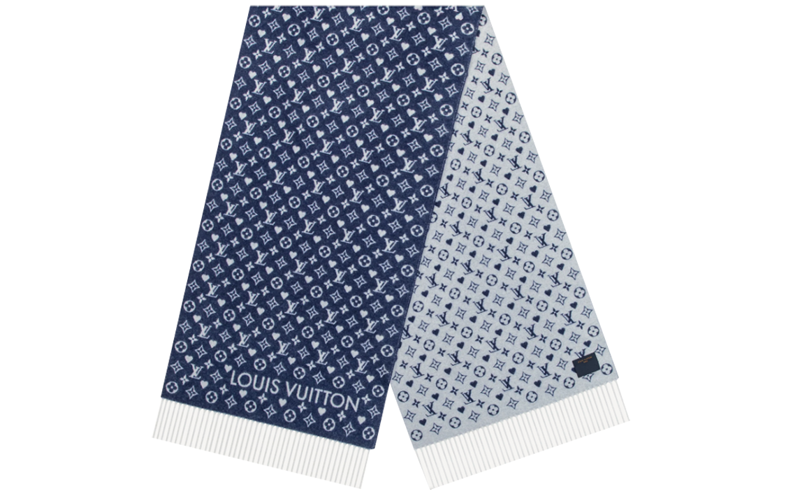 (Women) Louis Vuitton  Double-Sided Monogram Cashmere Scarf M77640 圖 3