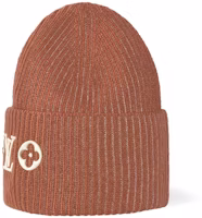 (Women) LOUIS VUITTON Embroidered Wool Beanie with LV Monogram in Brown. M78928 (Women) LOUIS VUITTON Embroidered Wool Beanie with LV Monogram in Brown. M78928
