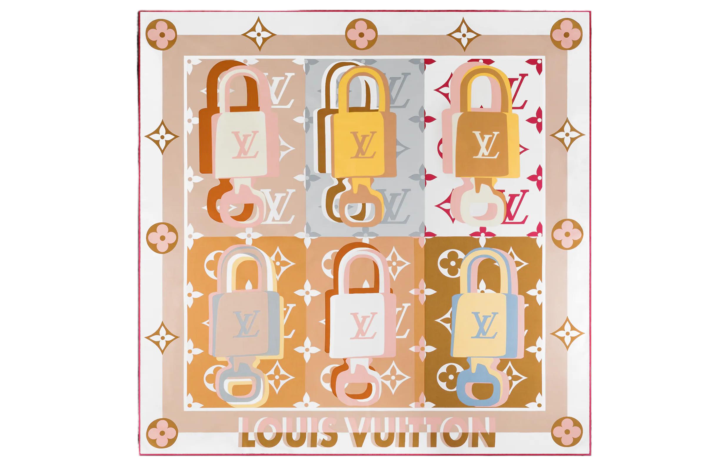 (Women) Louis Vuitton  Fashion Classic Stylish Elegant Silk Scarf M77657 圖 2