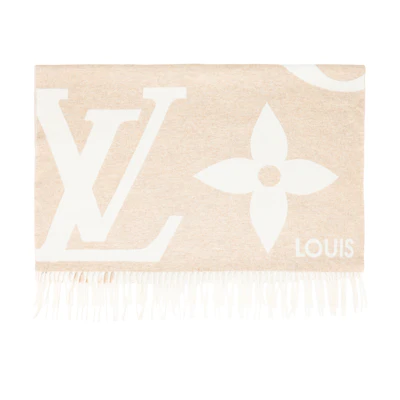 (Women) Louis Vuitton Fashion Fringe Cashmere Silk Scarf M77855
