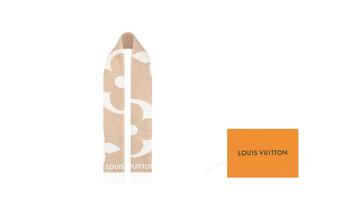 (Women) Louis Vuitton  Fashion Fringe Cashmere Silk Scarf M77855 圖 4