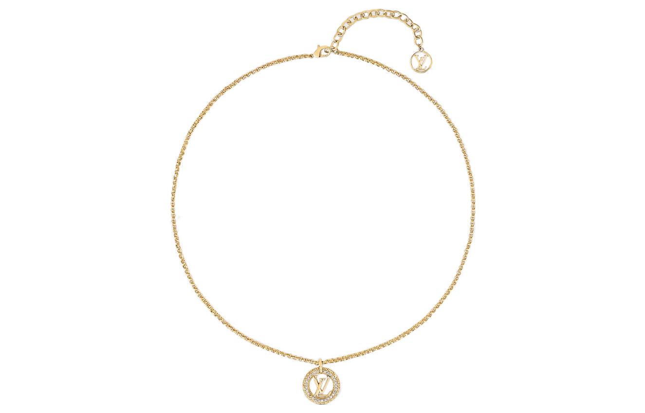 (Women) Louis Vuitton  Fashion Gold Metal Necklace - Gold M00759
