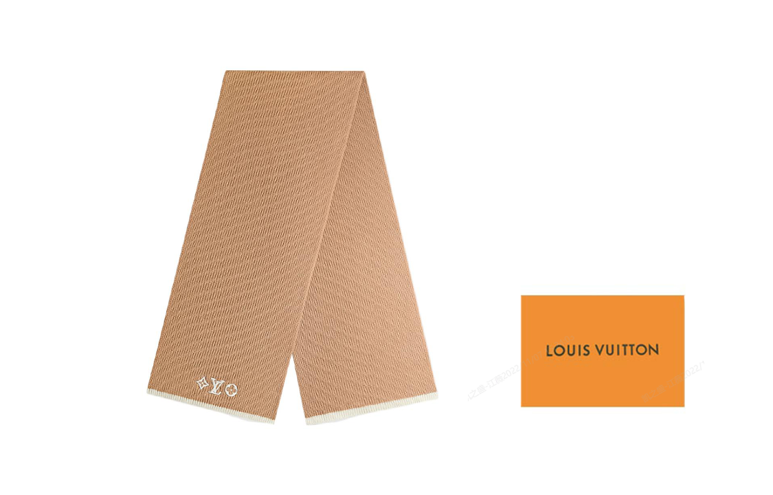 Order (W) Louis Vuitton Syal Wol Bordir Huruf Fashion. M77927