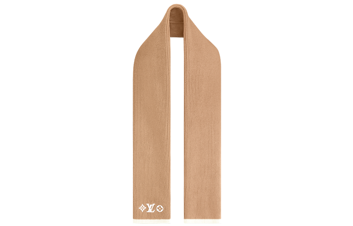 Shop (W) Louis Vuitton Syal Wol Bordir Huruf Fashion. M77927