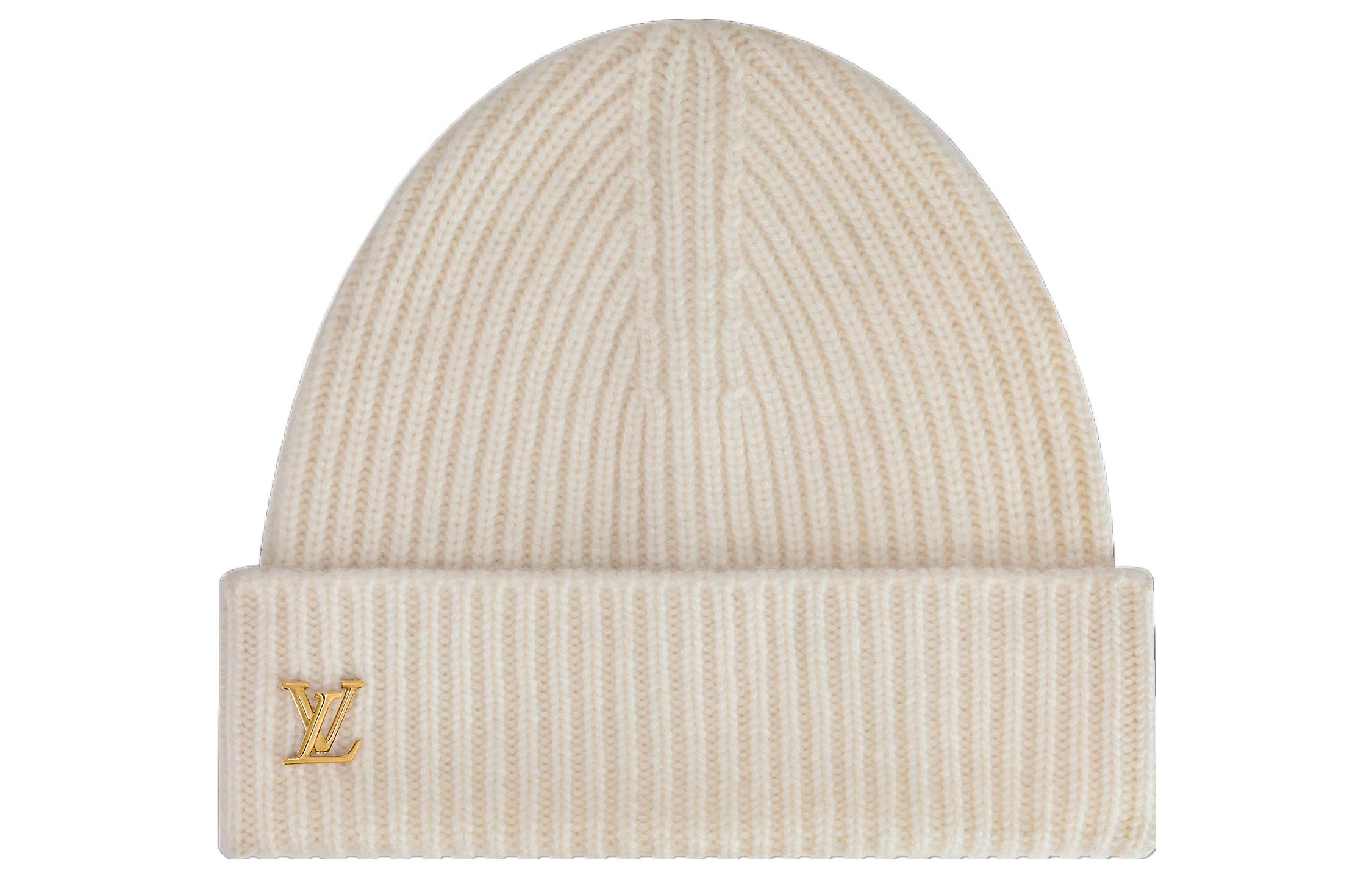 (Women) Louis Vuitton  Fashion Logo Cashmere Knit Beanie M77882
