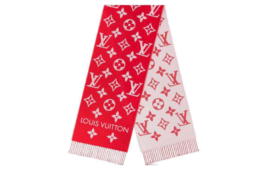Order (Women) Louis Vuitton  Fashion Wool Knit Scarf with Tassel Design. M78196