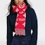 Shop (Women) Louis Vuitton Fashion Wool Knit Scarf with Tassel Design. M78196
