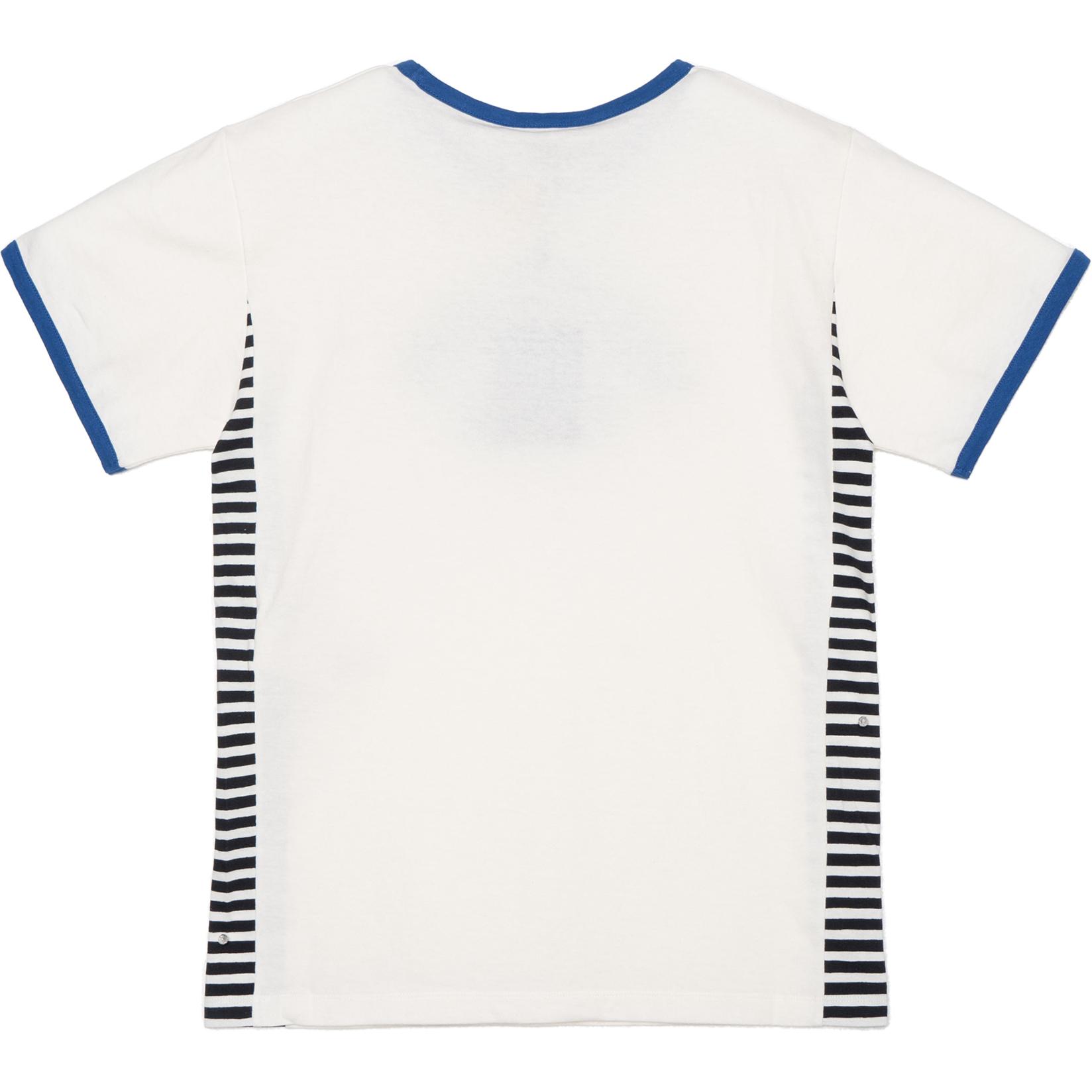 (Women) LOUIS VUITTON  Flocked Logo Crewneck T-Shirt White SS23. 1ABCFQ 圖 3