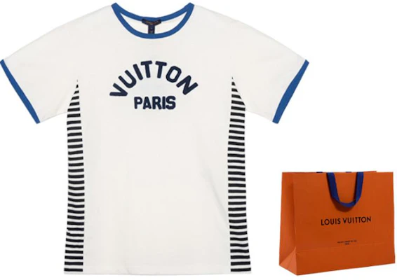 (W) LOUIS VUITTON 絨毛標誌白色短袖T恤 SS23 1ABCFQ Sizing (W) LOUIS VUITTON 絨毛標誌白色短袖T恤 SS23 1ABCFQ