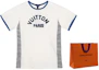 Sizing (W) LOUIS VUITTON 絨毛標誌白色短袖T恤 SS23 1ABCFQ