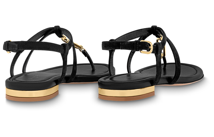 (W) LV 'Goat Leather Buckle Fashion Sandals' 圖 3