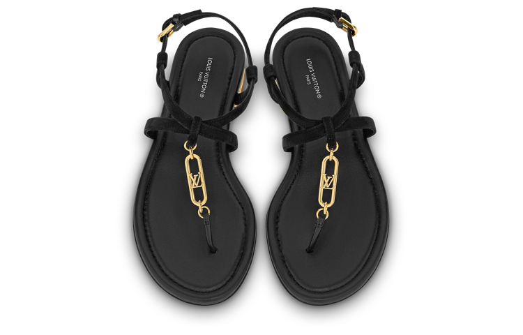 (W) LV 'Goat Leather Buckle Fashion Sandals' 圖 4