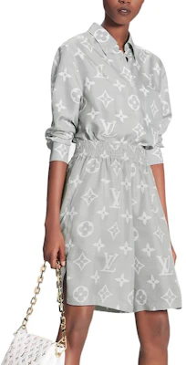 (W) 路易威登 灰色寬鬆款式標誌彈性休閒短褲. 1AAK6N Purchase (W) 路易威登 灰色寬鬆款式標誌彈性休閒短褲. 1AAK6N