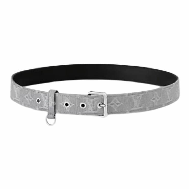(Women) Louis Vuitton  Grey Denim Belt with Pin Buckle 3CM Wide. M4012 圖 2
