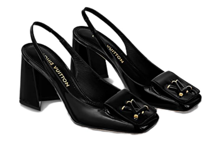 Lookbook (W) Louis Vuitton 'Laque' Tumit Tinggi 8.5cm 'Hitam' 1ABPP6