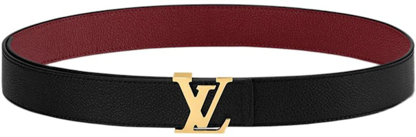 (Women) LOUIS VUITTON Leather Belt Two-Tone Design Black LVU746QT (Women) LOUIS VUITTON Leather Belt Two-Tone Design Black LVU746QT