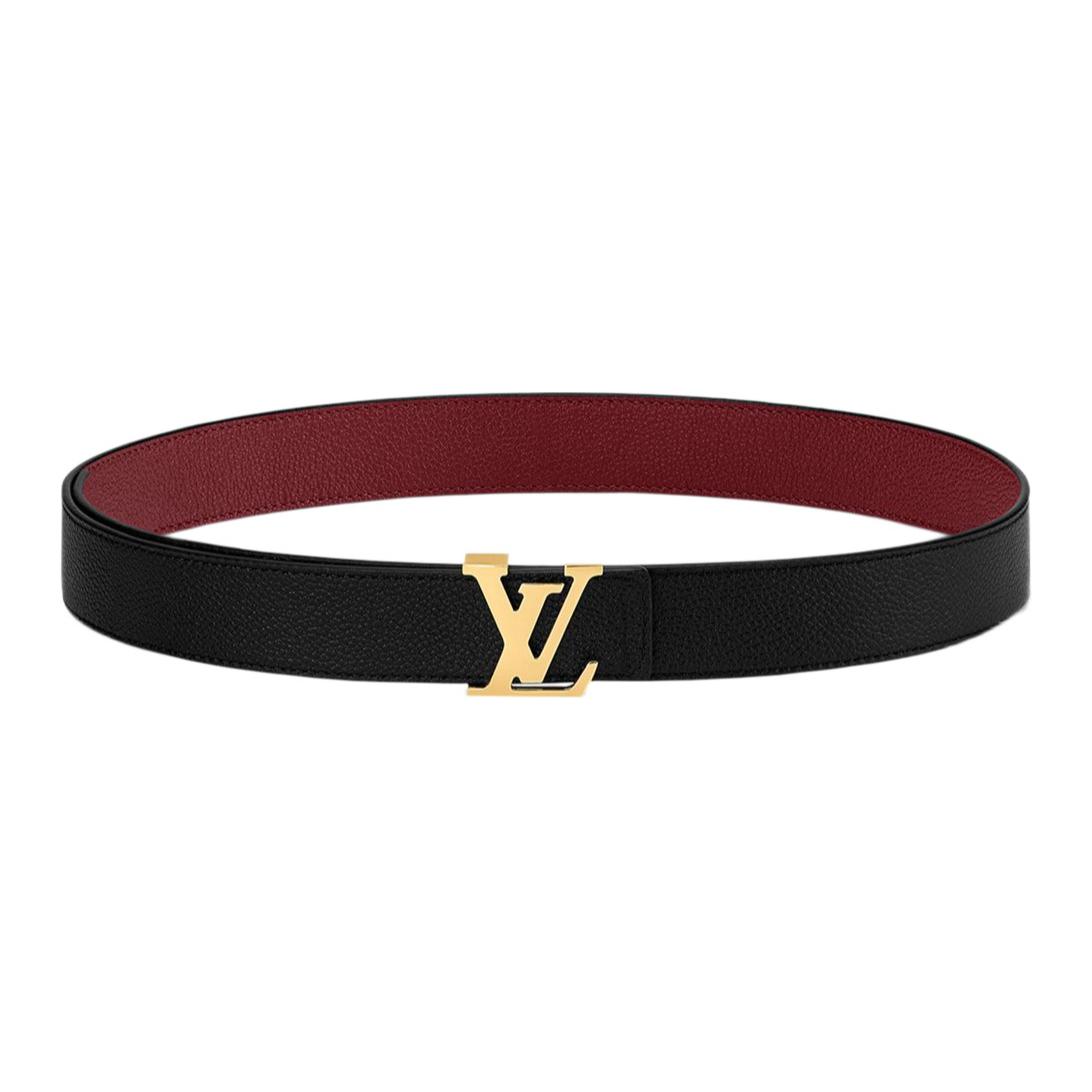 Order (W) 루이 비통 가죽 벨트 투톤 디자인 블랙 LVU746QT