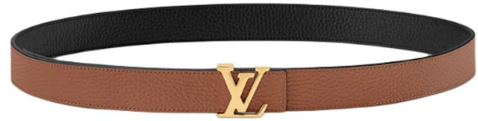 (W) Cinturón LOUIS VUITTON Logo Negro/Marrón 3CM Ancho. M9521U Lookbook (W) Cinturón LOUIS VUITTON Logo Negro/Marrón 3CM Ancho. M9521U