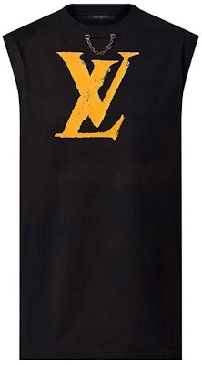 (W) 루이 비통 로고 프린트 미디 탱크 드레스 블랙 1AFEMS Order (W) 루이 비통 로고 프린트 미디 탱크 드레스 블랙 1AFEMS