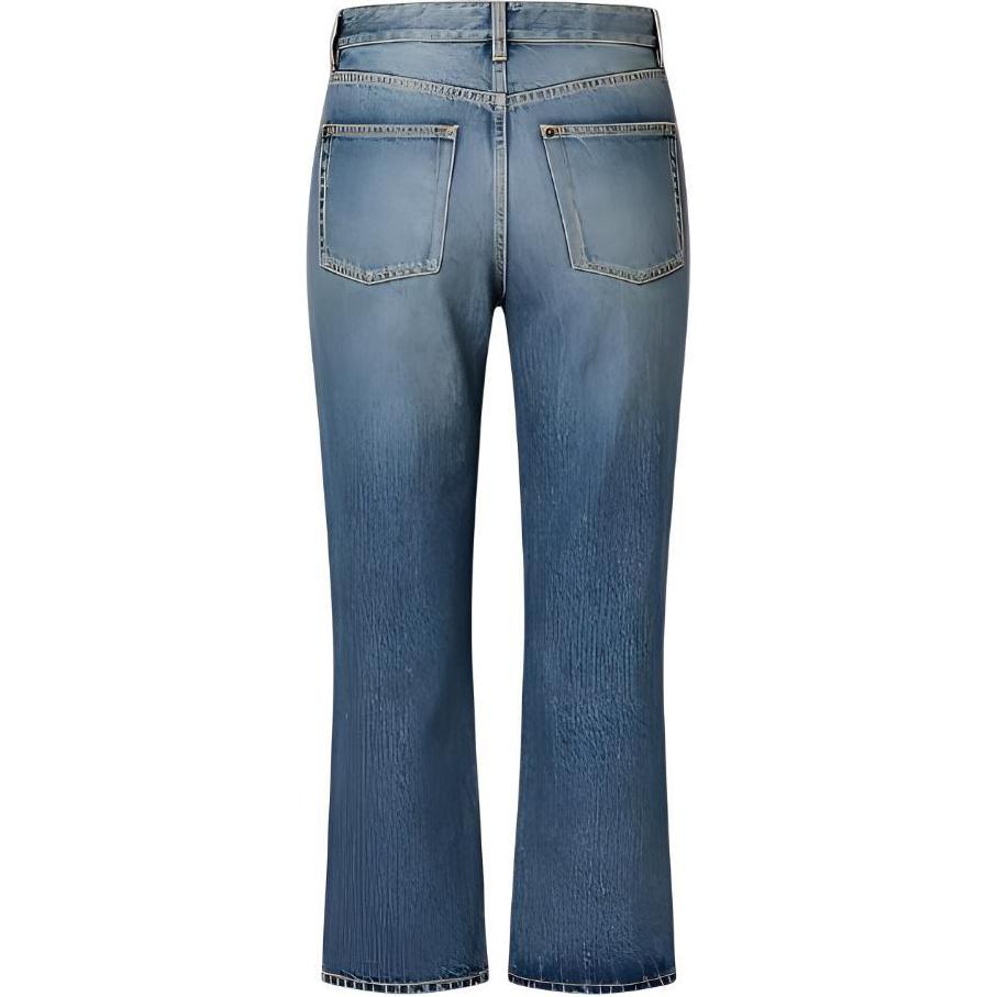 Lookbook (Women) LOUIS VUITTON  Logo Printed Jeans Blue 1ACCWP