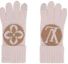 Buy (W) Guantes de Punto de Lana Rosa Medallón Louis Vuitton. M79254