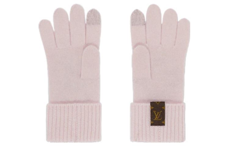 Lookbook (W) Guantes de Punto de Lana Rosa Medallón Louis Vuitton. M79254