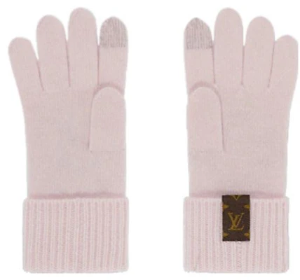 (W) Guantes de Punto de Lana Rosa Medallón Louis Vuitton. M79254 Lookbook (W) Guantes de Punto de Lana Rosa Medallón Louis Vuitton. M79254