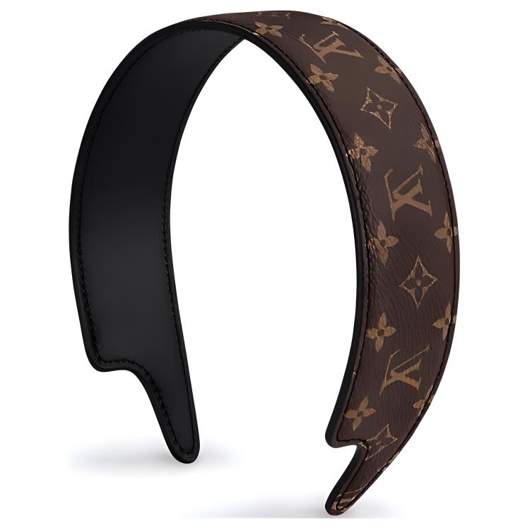 (Women) LOUIS VUITTON  Monogram Canvas Logo Headband Brown M94557 圖 2