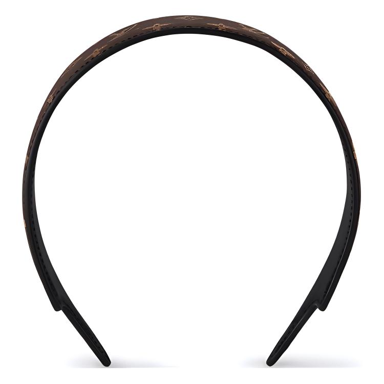 (Women) LOUIS VUITTON  Monogram Canvas Logo Headband Brown M94557 圖 3