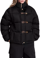 Shop (Women) LOUIS VUITTON Pillow Puffer Jacket Black Relaxed Fit 1AHEML