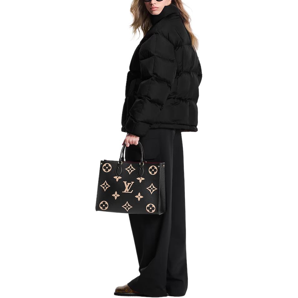 Sizing (Women) LOUIS VUITTON  Pillow Puffer Jacket Black Relaxed Fit 1AHEML