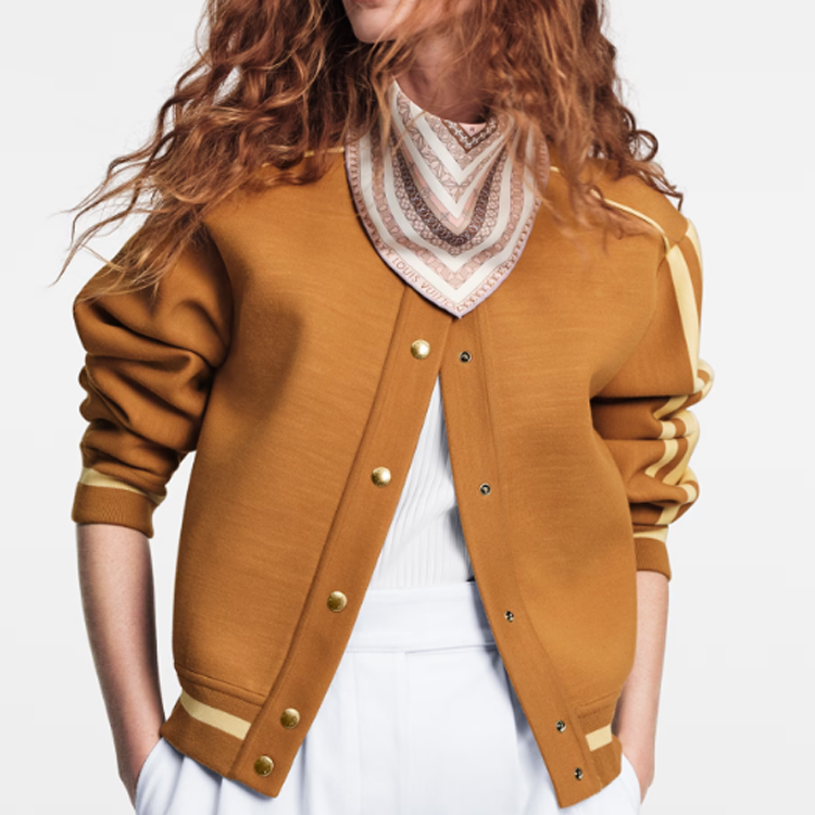 (Women) Louis Vuitton  Pink Pattern Print Silk Scarf M78090 圖 5