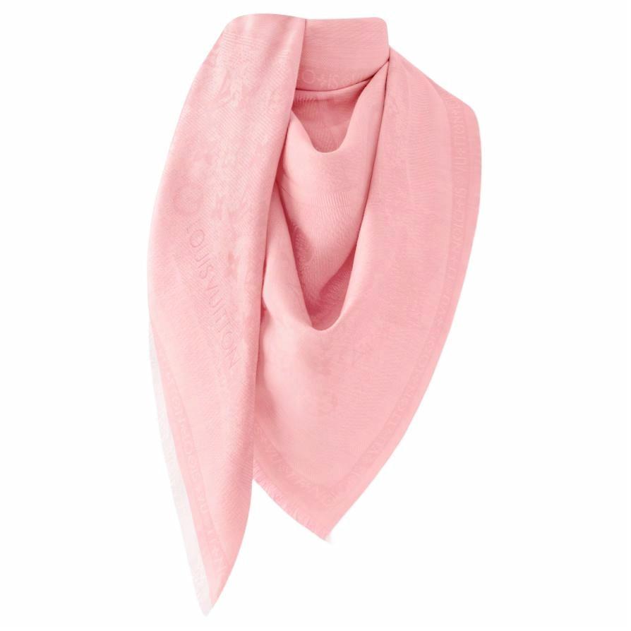 (Women) LOUIS VUITTON  Pink Wool Shawl Original Design. m96256 圖 3