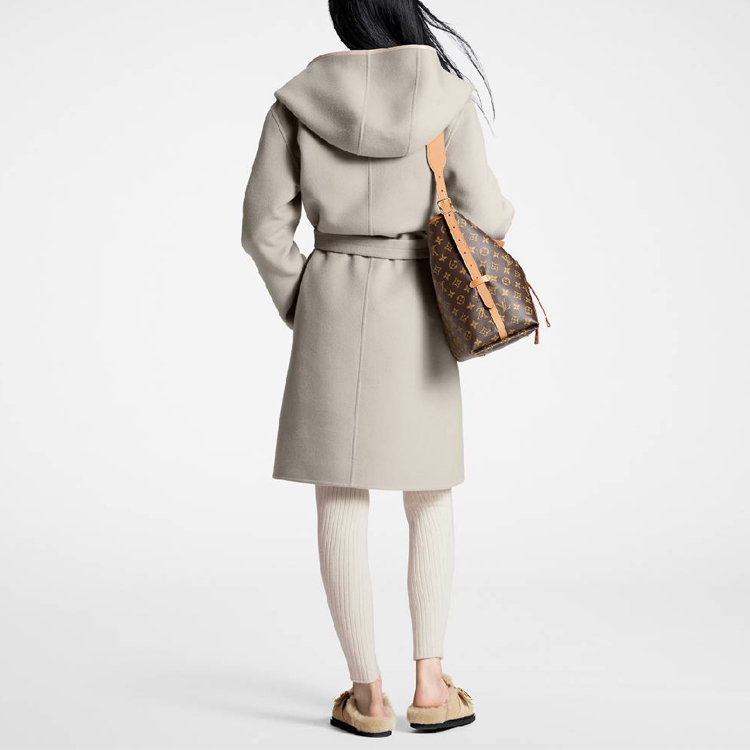 (Women) Louis Vuitton  Reversible Hooded Belted Coat Beige. 1AC02P 圖 4