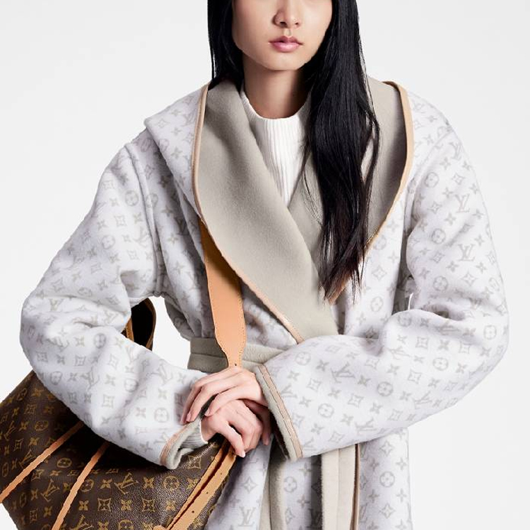 (Women) Louis Vuitton  Reversible Hooded Belted Coat Beige. 1AC02P 圖 5