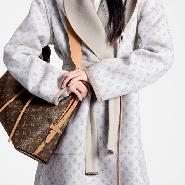 (Women) Louis Vuitton  Reversible Hooded Belted Coat Beige. 1AC02P 圖 6