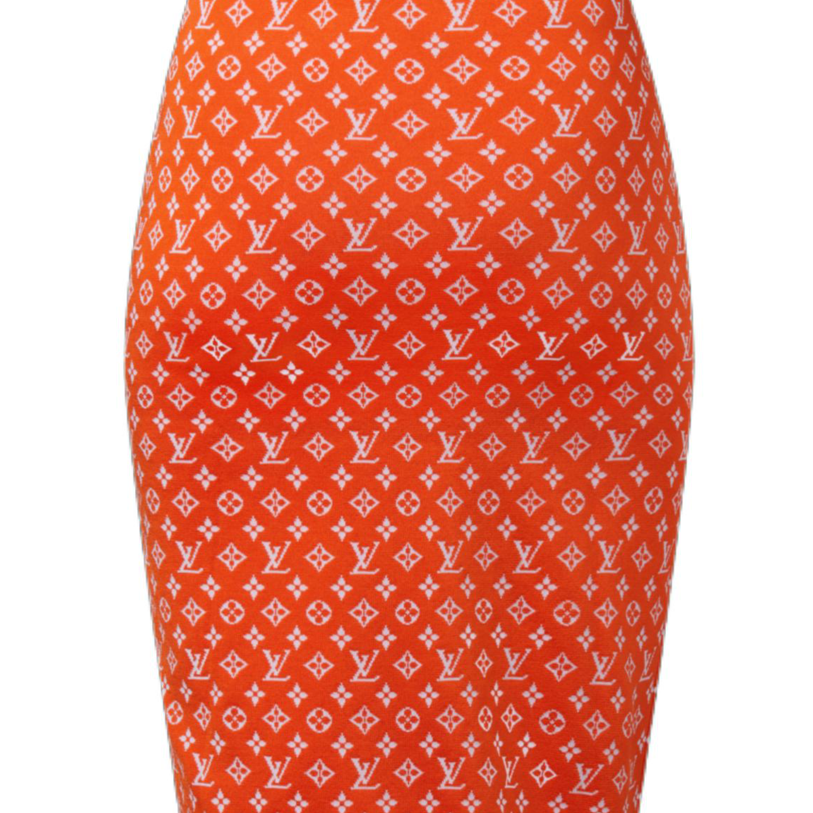 (Women) LOUIS VUITTON  Ribbed Knit Long Skirt with Elastic Waist and Hem. 1AI748 圖 8