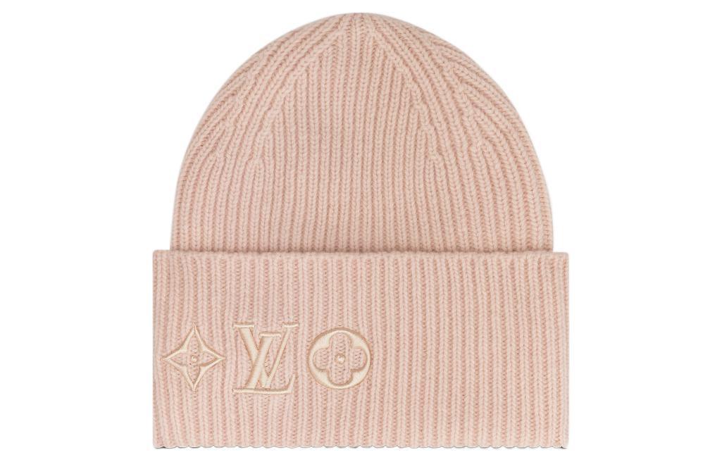 (Women) Louis Vuitton  Ribbed Knit Wool Beanie with Embroidered Logo. M77869