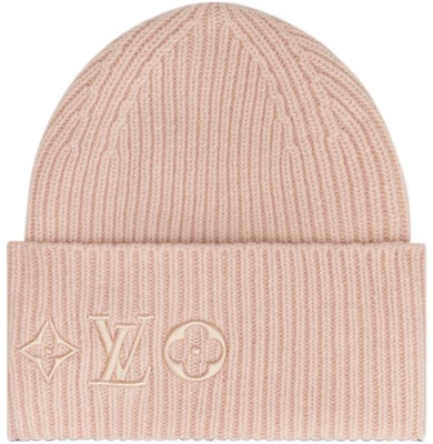 (W) 路易威登刺绣标志罗纹针织羊毛帽。 M77869 Order (W) 路易威登刺绣标志罗纹针织羊毛帽。 M77869