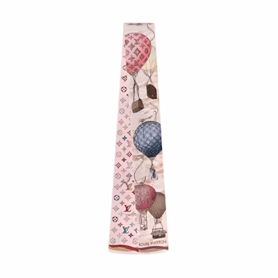 (Women) Louis Vuitton Silk Scarf - Casual Elegant Fashion m77680