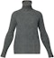 Order (Women) LOUIS VUITTON Solid Ribbed Turtleneck Knit Sweater Dark Grey 1AGFWH