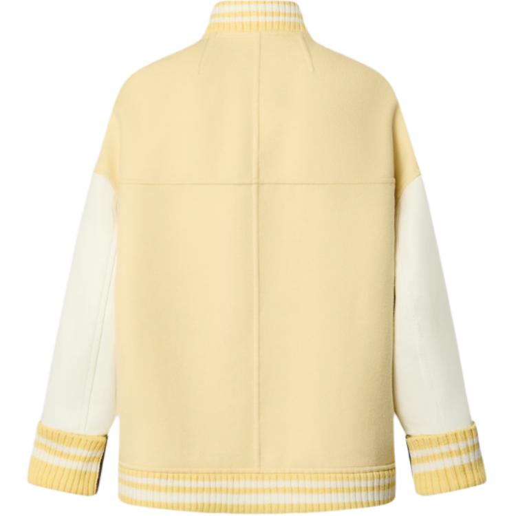 (Women) LOUIS VUITTON  SS24 Monogram Patch Button-Up Long-Sleeve Jacket Yellow. 1AFZTQ 圖 3