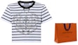 Lookbook (Women) Louis Vuitton Striped Print Short-Sleeve Crewneck Tee White SS24. 1AFMTI