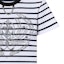 Sizing (Women) Louis Vuitton Striped Print Short-Sleeve Crewneck Tee White SS24. 1AFMTI