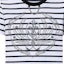 Cheap (Women) Louis Vuitton Striped Print Short-Sleeve Crewneck Tee White SS24. 1AFMTI