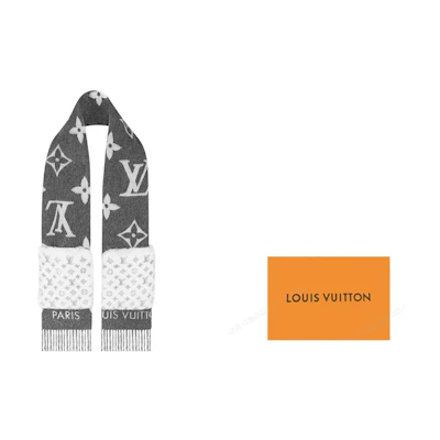 (Women) LOUIS VUITTON Stylish Cashmere Knit Scarf M76884