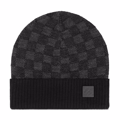 (Women) Louis Vuitton Stylish Warm Knit Beanie - Black M77983