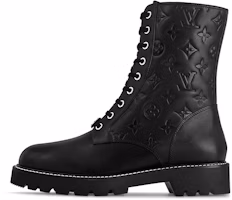(Women) Louis Vuitton 'Territory' Martin Boot 'First Layer Cowhide Comfort Casual Mid-Tube Black' 1ABUVN (Women) Louis Vuitton 'Territory' Martin Boot 'First Layer Cowhide Comfort Casual Mid-Tube Black' 1ABUVN