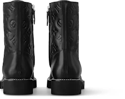 Lookbook (Women) Louis Vuitton 'Territory' Martin Boot 'First Layer Cowhide Comfort Casual Mid-Tube Black' 1ABUVN