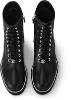 Shop (Women) Louis Vuitton 'Territory' Martin Boot 'First Layer Cowhide Comfort Casual Mid-Tube Black' 1ABUVN